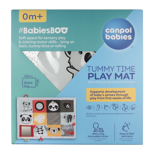 Canpol babies Іграшка Килимок для ігор на животику BabiesBoo 68/094 5901691882904 - изображение 10