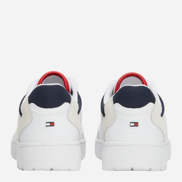 Sneakersy męskie skórzane Tommy Hilfiger FM0FM05058-YBS 40 Białe (8720646034772) - obraz 3