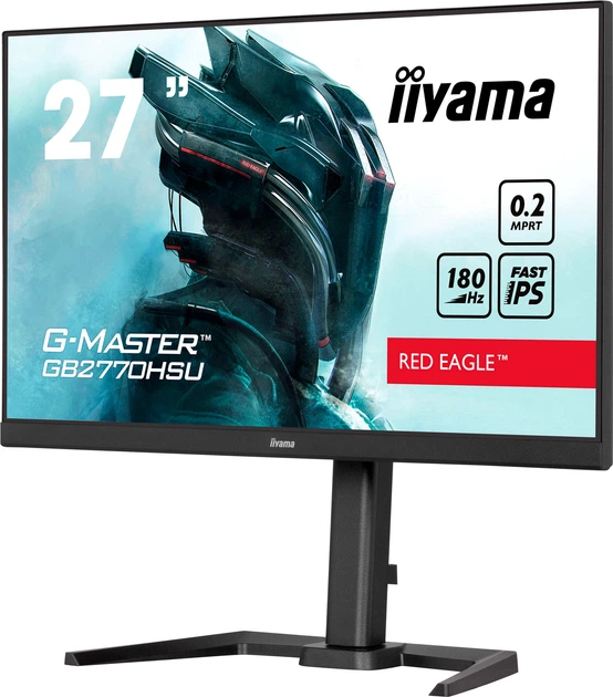 Monitor 27" iiyama G-Master GB2770HSU-B6 Red Eagle - Zdjęcie 3 Monitor 27" iiyama G-Master GB2770HSU-B6 Red Eagle - obraz 3