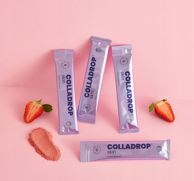 Дієтична добавка Aura Herbals Морський колаген Colladrop Skin 5000 мг 30 саше (5902479614441) - зображення 5