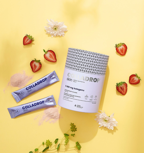 Дієтична добавка Aura Herbals Морський колаген Colladrop Skin 5000 мг 30 саше (5902479614441) - зображення 6