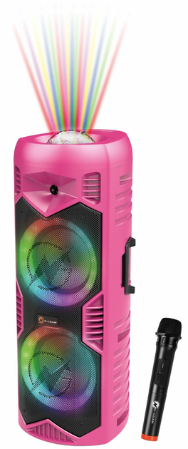 Портативна колонка N-Gear Bluetooth з бездротовим мікрофоном LGP5150PK Pink (8720589823204) - зображення 1