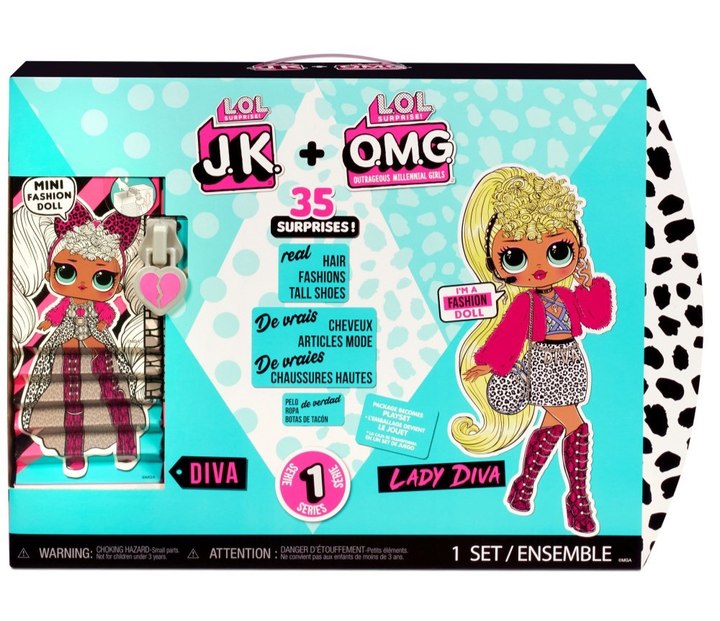 Набір ляльок MGA Entertainment L.O.L. Surprise O.M.G + J.K. (035051423157) - зображення 1