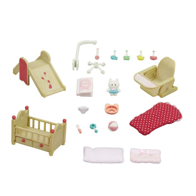 Ігровий набір Epoch Sylvanian Families Baby Nursery (5054131054369) - зображення 2