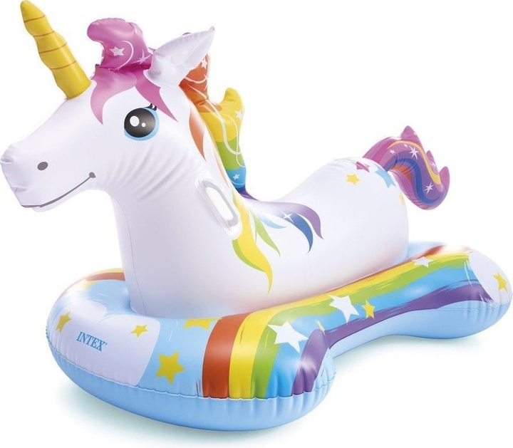 Надувний матрац Intex Unicorn Ride-On Єдиноріг (6941057420219) - зображення 2