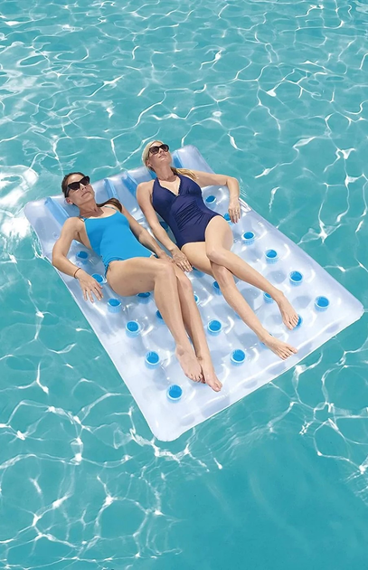 Materac dmuchany do pływania Bestway Double Pool Lounger (6942138940398) - obraz 4