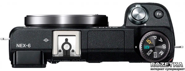 Фотоаппарат Sony Alpha NEX-6 Body Black (NEX6B.RU2) купить на