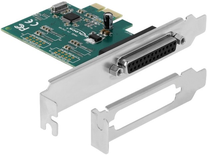 Adapter Delock PCI Express x1 - 1 x równoległy IEEE1284 (90412) - obraz 2