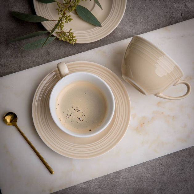 Набір Ambition Linea Beige чашки з блюдцями 6x220 мл (5904134619020) - зображення 6