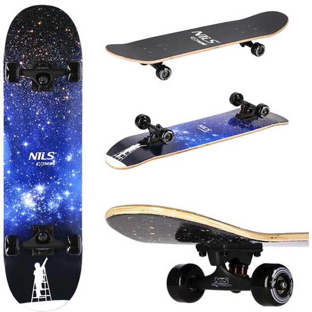 Deskorolka Nils Extreme CR3108SA Space Star (5907695534429) - obraz 2