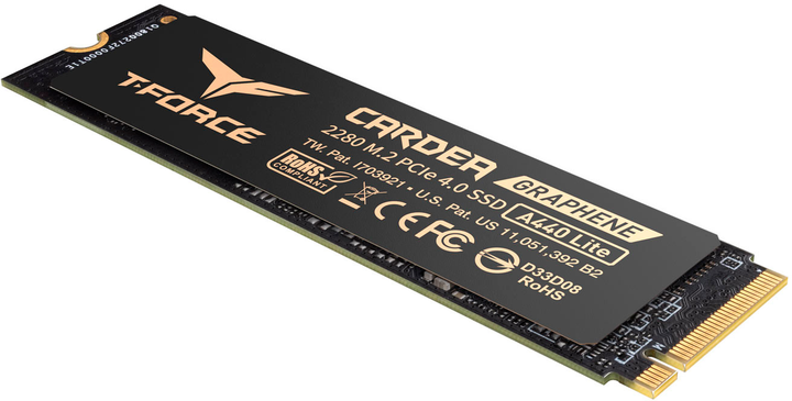 SSD диск Team Group T-FORCE CARDEA A440 Lite 1TB M.2 2280 PCIe 4.0 x4 3D NAND TLC (TM8FFQ001T0C129) - изображение 3