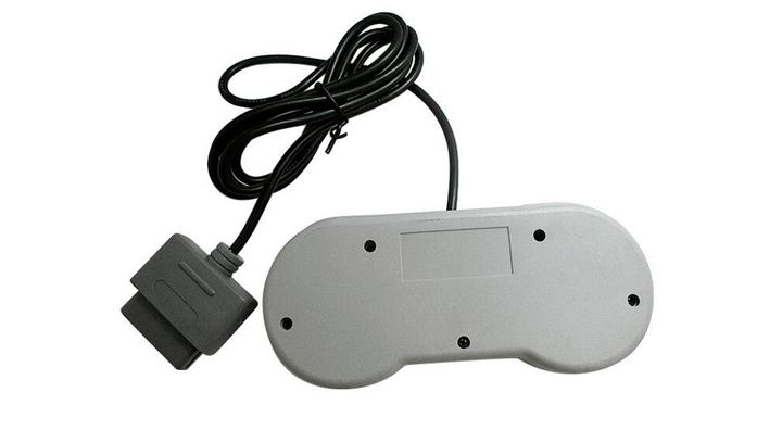 Набір Консоль Nintendo SNES FAT Europe Light Grey Без Геймпада Б/У + Геймпад Дротовий Grey 2.2m 2 шт - зображення 6