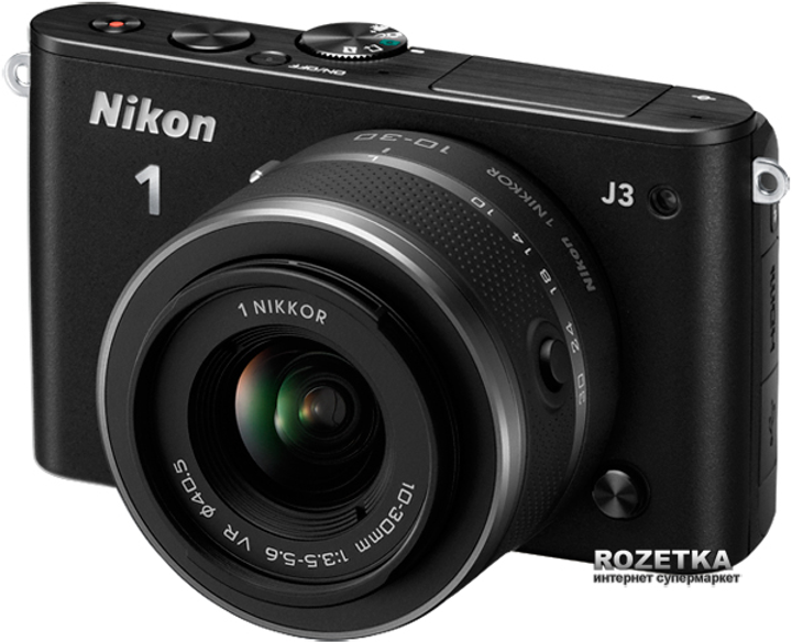 Фотоаппарат Nikon 1 J3 10-30mm VR Kit Black (VVA181K001) купить на ...