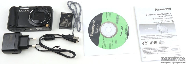 Фотоаппарат Panasonic Lumix DMC-TZ35 Black (DMC-TZ35EE-K) купить