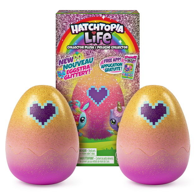 Zestaw maskotek Spin Master Hatchimals Hatchtopia Collector Plush 2 szt (778988267523) - obraz 1