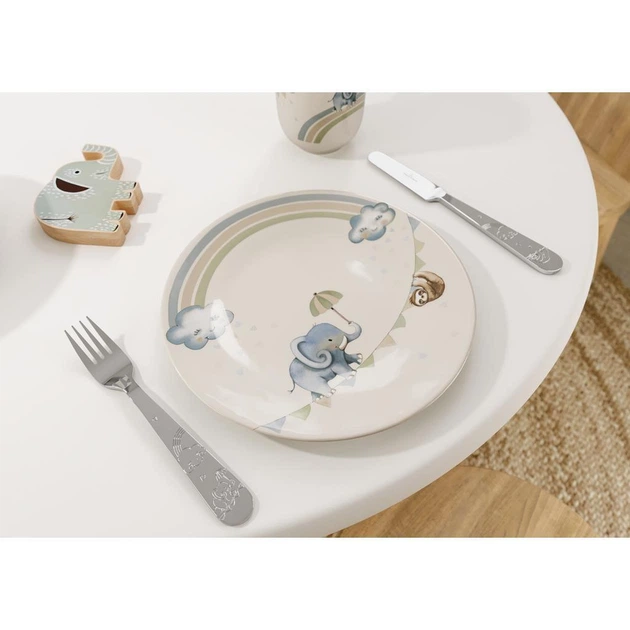 Набір посуду дитячий 7 од. Walk Elefant Villeroy&Boch 1486748435 - Фото 3 Набір посуду дитячий 7 од. Walk Elefant Villeroy&Boch 1486748435 - зображення 3