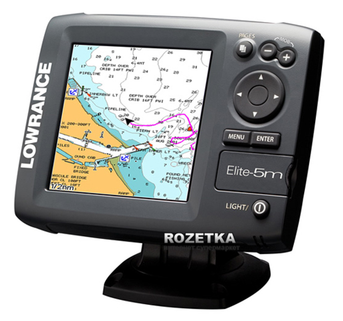 Картплоттер Lowrance Elite-5m – фото, отзывы, характеристики в интернет ...