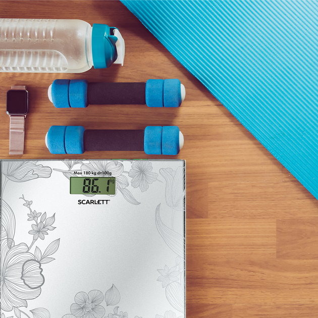 Весы напольные SCARLETT SC-215 Silver – фото, отзывы, характеристики в ...