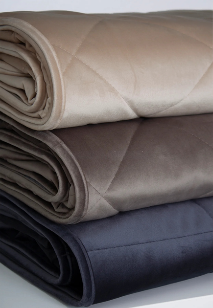 Стьобане покривало Luxury Linens 240x260, Plum - зображення 2
