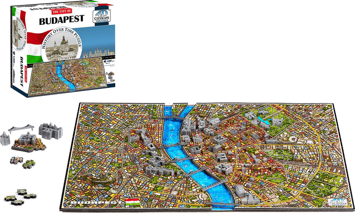 Пазли 4D Cityscape Будапешт 1200 елементів (0714832400883) - зображення 8