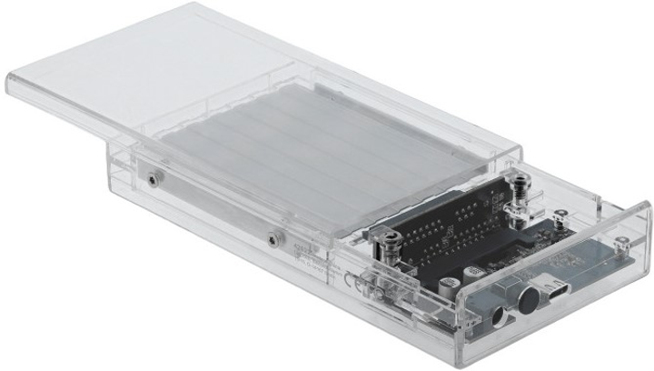 Зовнішня кишеня Delock для 2 x 2.5" SATA HDD/SSD USB-C (42622) - зображення 3