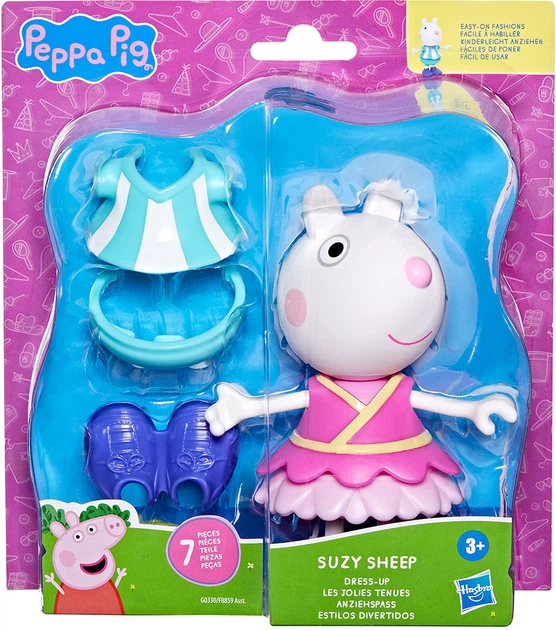 Ігровий набір Peppa Pig Figurines серії «Модна пригода» Одягни Сюзі (5010996246851) - зображення 4