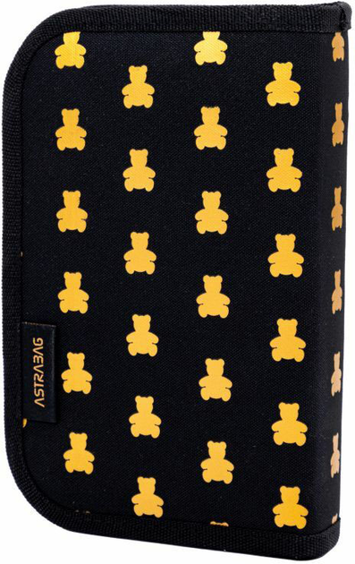 Одномісний пенал Astrabag Golden Teddy AC1 з подвійним клапаном без аксесуарів (5901137224107) - зображення 2