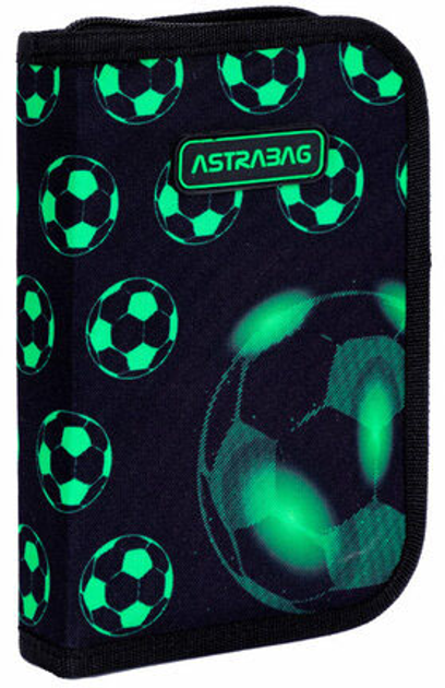 Одномісний пенал Astrabag Neo Football AC11 з одним клапаном з аксесуарами (5901137224381) - зображення 1