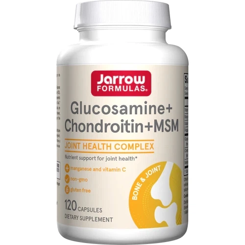 Препарат для суглобів та зв'язок Glucosamine + Chondroitin + MSM, 120 капсул Jarrow Formulas 000286382 - Фото 1 Препарат для суглобів та зв'язок Glucosamine + Chondroitin + MSM, 120 капсул Jarrow Formulas 000286382 - зображення 1