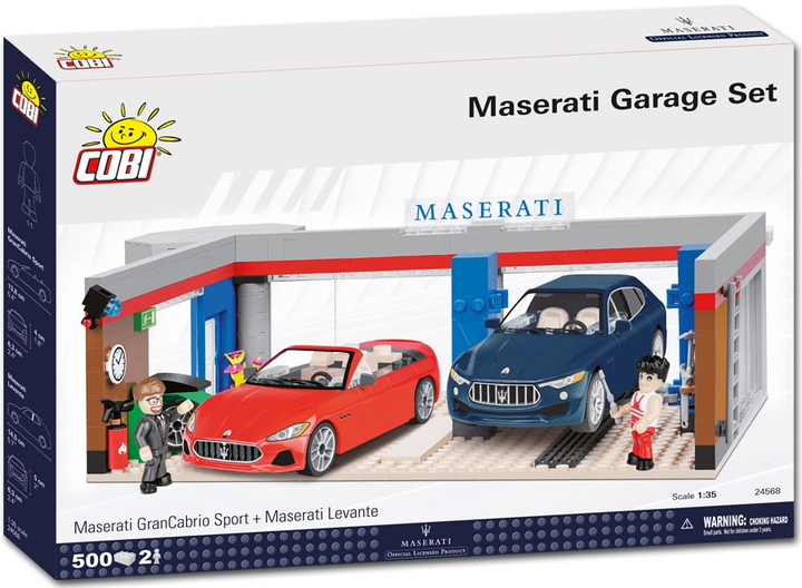 Конструктор Cobi Maserati Garage 500 деталей (5902251245689) - зображення 1