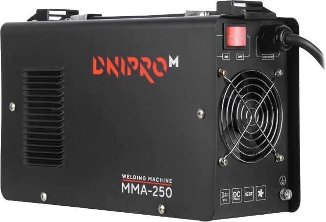 Зварювальний інвертор IGBT Dnipro-M ММА-250 (80625005) - Фото 2 Зварювальний інвертор IGBT Dnipro-M ММА-250 (80625005) - зображення 2