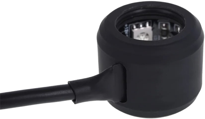 Підсвітка для трубки охолодження Alphacool Aurora HardTube LED 16 mm Deep Black (4250197153256) - зображення 4