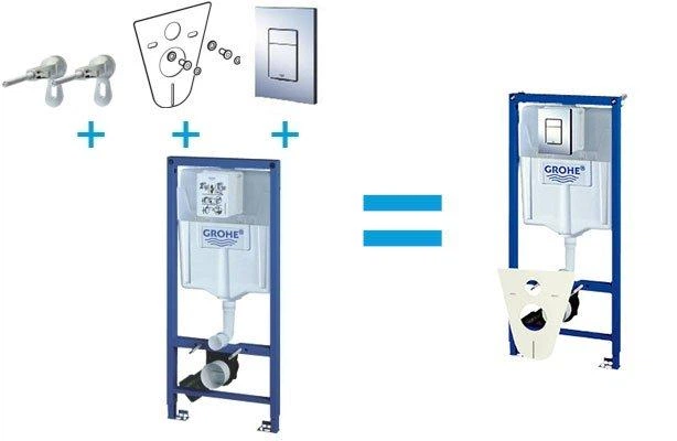 Инсталляция GROHE 38775001 – низкие цены, кредит, оплата частями в ...