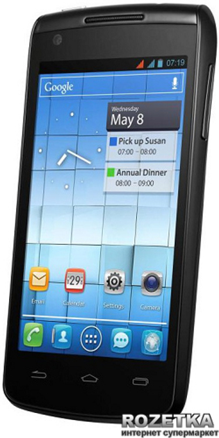 Мобильный телефон Alcatel One Touch 992D Black (OT-992D black) – фото ...
