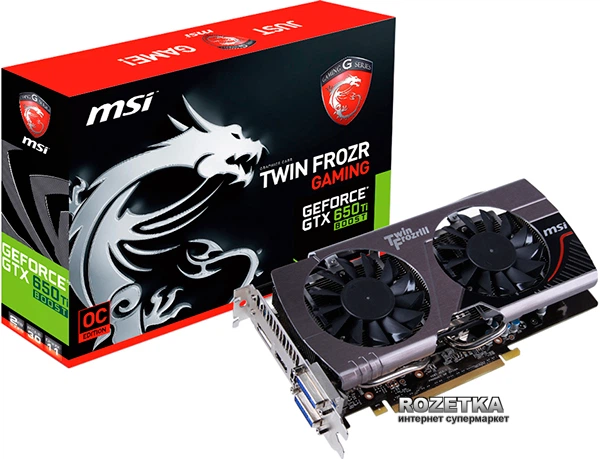 Видеокарта MSI PCI-Ex GeForce GTX 650 Ti Boost 2048MB GDDR5