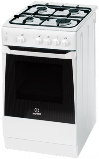 Газовая плита INDESIT KNJ3G2(W)/UA – фото, отзывы, характеристики в ...