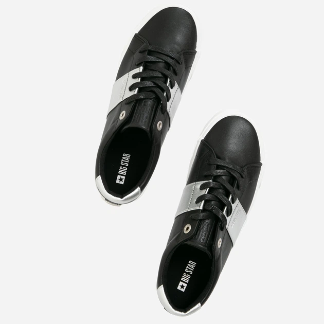 Tenisówki damskie do kostki Big Star JJ274360 35 Czarne (5900714501297) - obraz 3