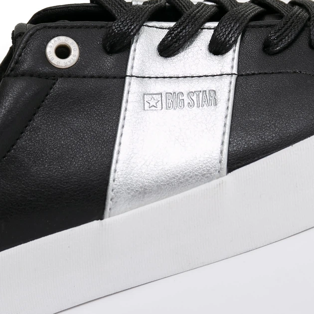 Tenisówki damskie do kostki Big Star JJ274360 35 Czarne (5900714501297) - obraz 6