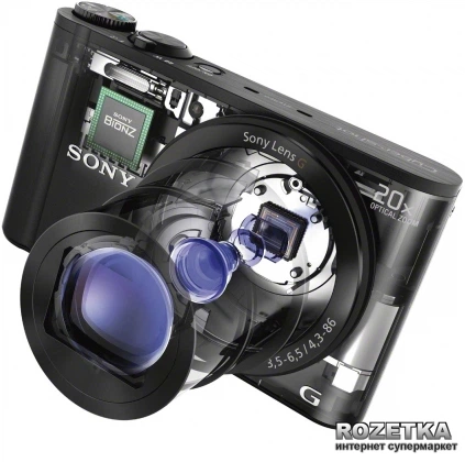 Фотоаппарат Sony Cyber-shot DSC-WX300 Black (DSCWX300B.RU3) купить