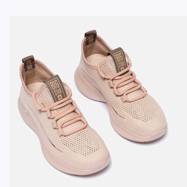 Sneakersy damskie Big Star NN274664 39 Beżowe (5900714741426) - obraz 2