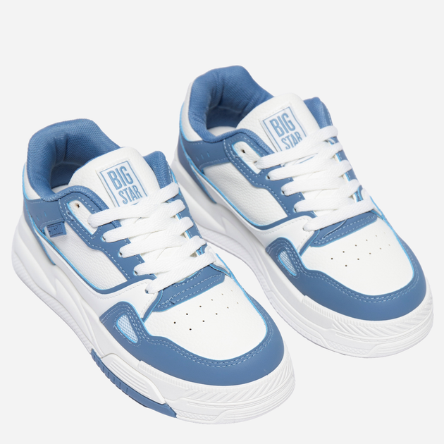 Sneakersy damskie Big Star NN274670 40 Biało-błękitne (5900714741679) - obraz 2
