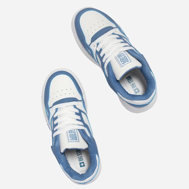 Sneakersy damskie Big Star NN274670 40 Biało-błękitne (5900714741679) - obraz 3