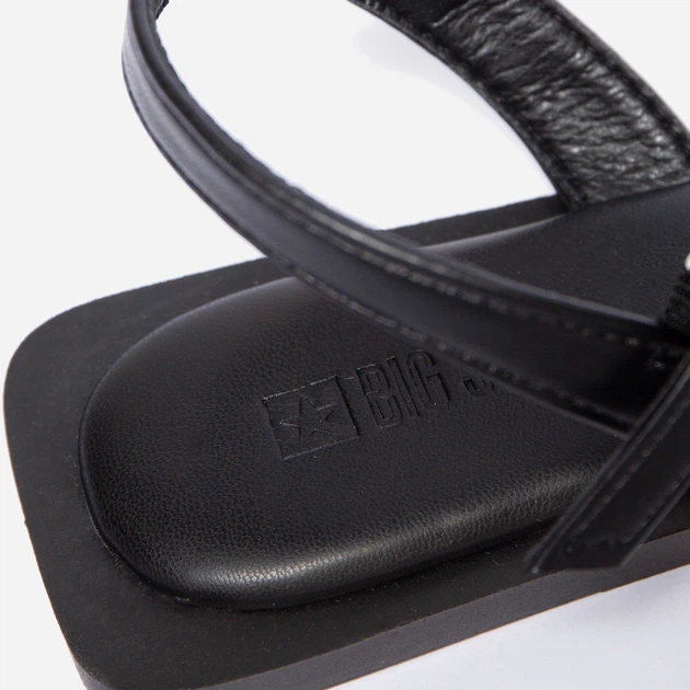 Sandały damskie płaskie Big Star NN274027 38 Czarne (5900714757281) - obraz 6