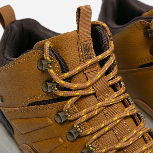 Чоловічі зимові черевики для трекінгу Big Star MM174158 41 Коричневі (5900714689025) - зображення 3