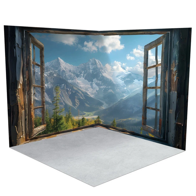 Виниловый угловой фотофон 120x120см, Frontlit 450 г/м2 №58379 - изображение 2