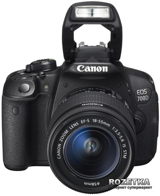 デジタルカメラ Canon EOS 700D Фотоаппарат Canon EOS 700D 18-55mm STM (8596B031) купить на