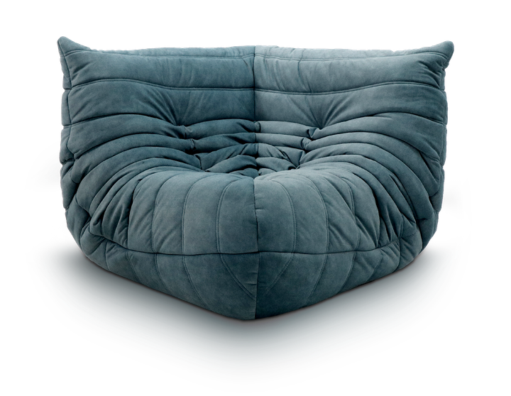 Кутовий диван Fluffy Bag Mia Delemont 235х310 см Синій - зображення 3