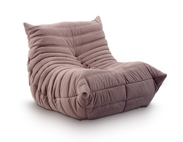 Кутовий модульний диван Fluffy Bag Mia Dream 320х190 см з підвищеною спинкою Бежевий - зображення 2