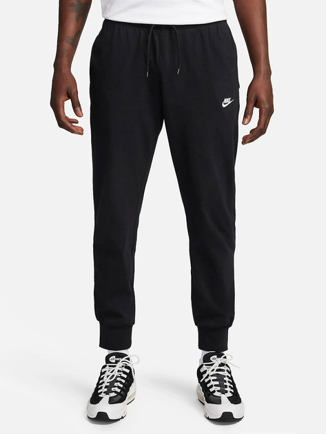 Акція на Спортивні штани чоловічі Nike M Nk Club Knit Jogger FQ4330-010 M Чорні від Rozetka