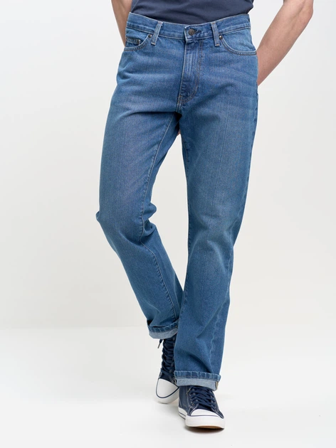 Jeansy regular fit męskie Big Star Trent-114 W42L30 Błękitne (5901437287703) - obraz 1